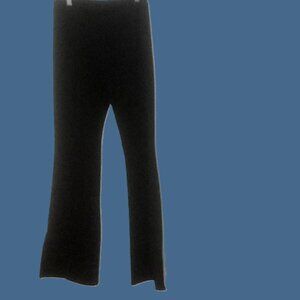 Forever 21 size medium leggings with bell flare wide leg black versatile, sleek